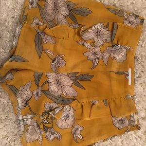 Shorts and crop top matching set